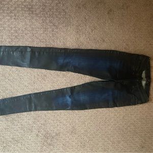 Lucky brand black dark denim tight jeans